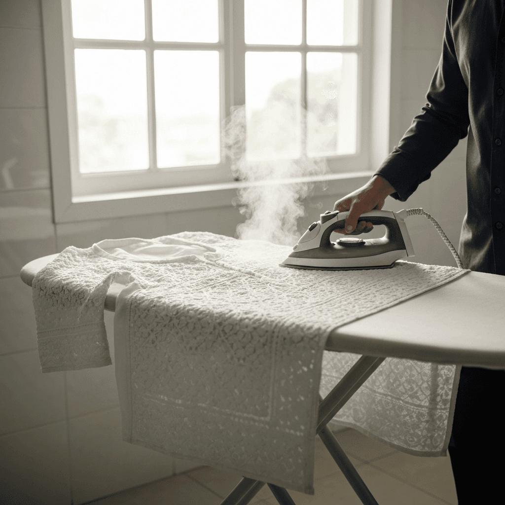 How to Iron a Chikankari Kurti Safely Without Damaging the Embroidery